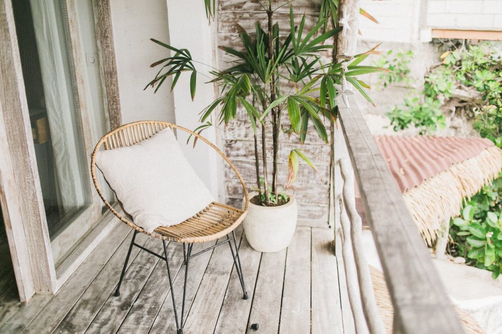 Un jardin minimaliste